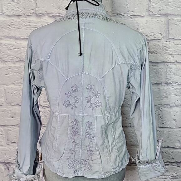 Reworked vintage embroidered boho blouse - Picture 3 of 9